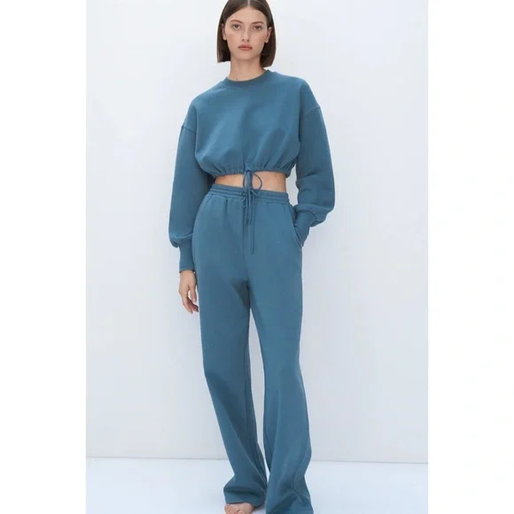 ZARA LIMITLESS CONTOUR COLLECTION WIDE LEG JOGGER
PANTS - Picture 7 of 15